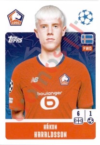 489 Hákon Haraldsson – UEFA Champions League 2024-2025 Topps