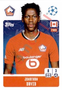 490 Jonathan David – UEFA Champions League 2024-2025 Topps