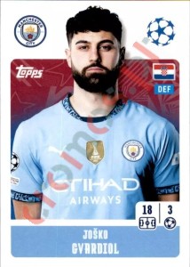 276 Joško Gvardiol – UEFA Champions League 2024-2025 Topps