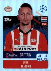 296 Luuk De Jong (Captain) – UEFA Champions League 2024-2025 Topps