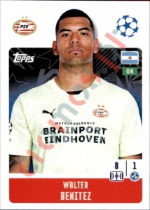297 Walter Benítez – UEFA Champions League 2024-2025 Topps