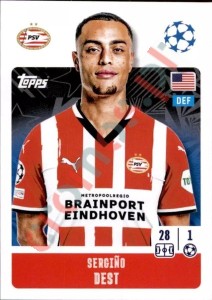 300 Sergiño Dest – UEFA Champions League 2024-2025 Topps
