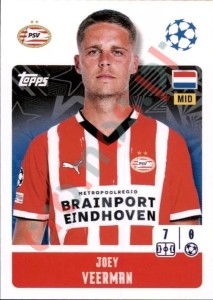 301 Joey Veerman – UEFA Champions League 2024-2025 Topps