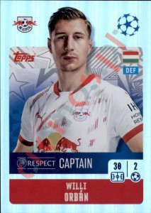 308 Willi Orbán (Captain) – UEFA Champions League 2024-2025 Topps
