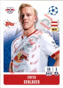 313 Xaver Schlager – UEFA Champions League 2024-2025 Topps
