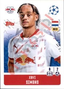 316 Xavi Simons – UEFA Champions League 2024-2025 Topps