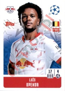 317 Loïs Openda – UEFA Champions League 2024-2025 Topps