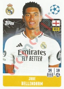 326 Jude Bellingham – UEFA Champions League 2024-2025 Topps