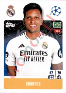328 Rodrygo – UEFA Champions League 2024-2025 Topps