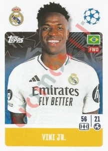 330 Vini Jr. – UEFA Champions League 2024-2025 Topps