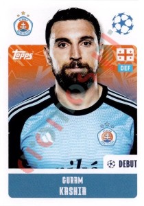 495 Guram Kashia – UEFA Champions League 2024-2025 Topps