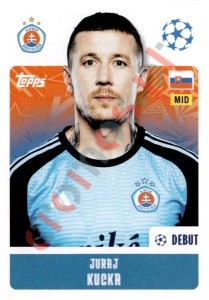 500 Juraj Kucka – UEFA Champions League 2024-2025 Topps