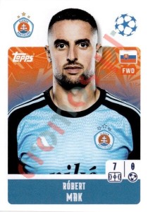 501 Róbert Mak – UEFA Champions League 2024-2025 Topps
