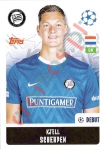 333 Kjell Scherpen – UEFA Champions League 2024-2025 Topps