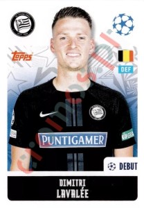 335 Dimitri Lavalée – UEFA Champions League 2024-2025 Topps