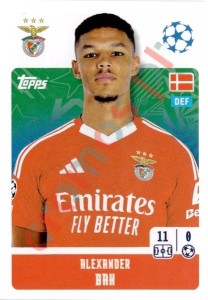 347 Alexander Bah – UEFA Champions League 2024-2025 Topps