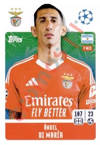 354 Ángel Di María – UEFA Champions League 2024-2025 Topps