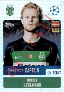 356 Morten Hjulmand (Captain) – UEFA Champions League 2024-2025 Topps