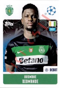 359 Ousmane Diomande – UEFA Champions League 2024-2025 Topps