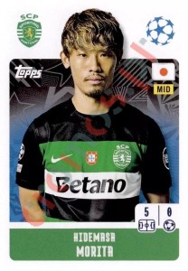 362 Hidemasa Morita – UEFA Champions League 2024-2025 Topps