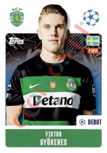 365 Viktor Gyökeres – UEFA Champions League 2024-2025 Topps