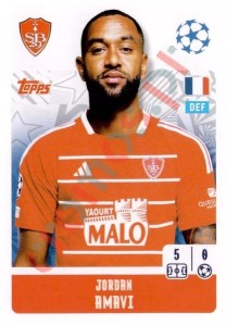 371 Jordan Amavi – UEFA Champions League 2024-2025 Topps