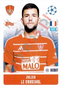 372 Julien Le Cardinal – UEFA Champions League 2024-2025 Topps