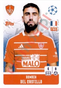 377 Romain Del Castillo – UEFA Champions League 2024-2025 Topps