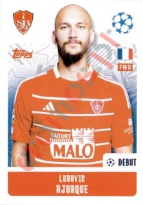 378 Ludovic Ajorque – UEFA Champions League 2024-2025 Topps