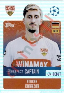 380 Atakan Karazor (Captain) – UEFA Champions League 2024-2025 Topps