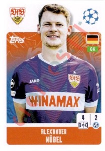 381 Alexander Nübel – UEFA Champions League 2024-2025 Topps