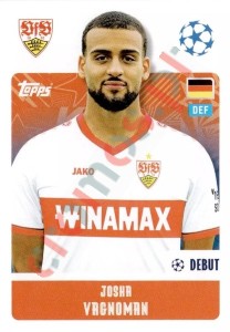 384 Josha Vagnoman – UEFA Champions League 2024-2025 Topps