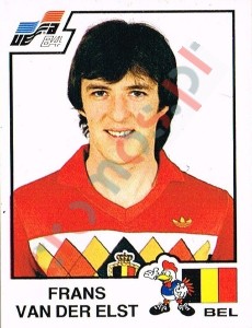100 Frans Van Der Elst – UEFA Euro France 1984 Panini