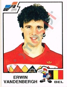 103 Erwin Vandenbergh – UEFA Euro France 1984 Panini