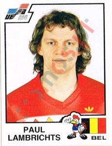 89 Paul Lambrichts – UEFA Euro France 1984 Panini