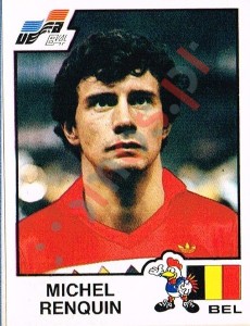90 Michel Renquin – UEFA Euro France 1984 Panini