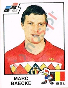 94 Marc Baecke – UEFA Euro France 1984 Panini