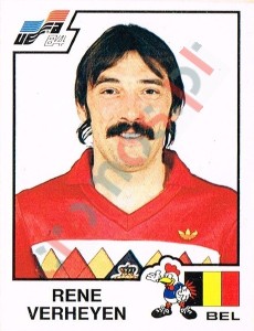 96 Rene Verheyen – UEFA Euro France 1984 Panini