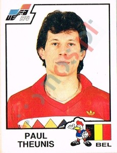 97 Paul Theunis – UEFA Euro France 1984 Panini