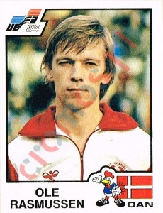 64 Ole Rasmussen – UEFA Euro France 1984 Panini