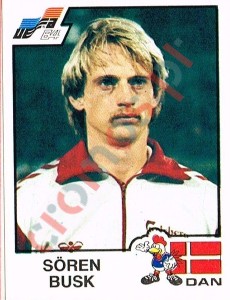 67 Soren Busk – UEFA Euro France 1984 Panini