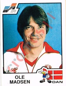 69 Ole Madsen – UEFA Euro France 1984 Panini