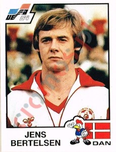 70 Jens Bertelsen – UEFA Euro France 1984 Panini