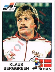 78 Klaus Berggreen – UEFA Euro France 1984 Panini