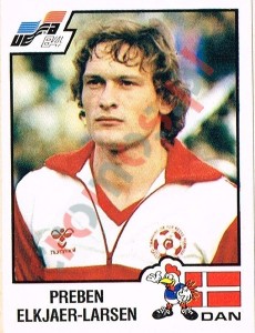 80 Preben Elkjaer-Larsen – UEFA Euro France 1984 Panini