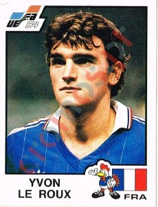 42 Yvon Le Roux – UEFA Euro France 1984 Panini