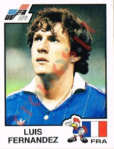 44 Luis Fernandez – UEFA Euro France 1984 Panini