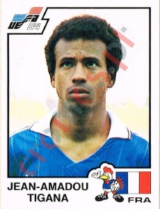 45 Jean-Amadaou Tigana – UEFA Euro France 1984 Panini