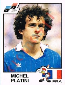 48 Michel Platini – UEFA Euro France 1984 Panini