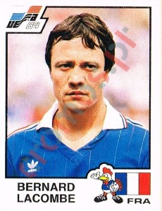 52 Bernard Lacombe – UEFA Euro France 1984 Panini